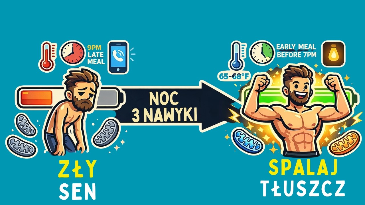 Spalanie tłuszczu podczas snu: 3 nocne nawyki zmieniające metabolizm