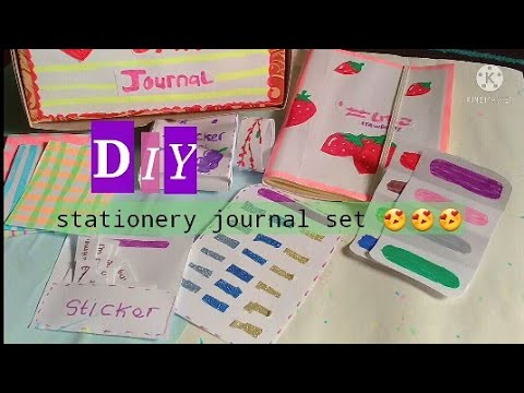 part-2) How to Make Journal Set at Home / DIY JOURNAL SET /DIY Journal kit  / DIY Journal Stationary 