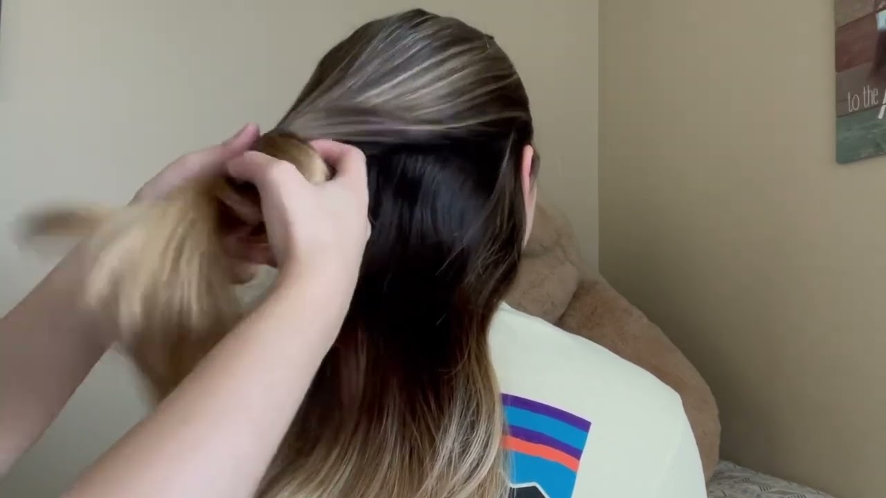 ASMR // Doing + Undoing Hairstyles on My Sister | Hair Brushing, Pinning, Styling