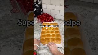 Super Easy Recipe-Ham and Cheese Sliders #gamedayfood #sandwich #easyrecipes