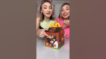 McDonald’s Spooky Meal! First taste test! 😋🎃 #mcdonalds #halloween