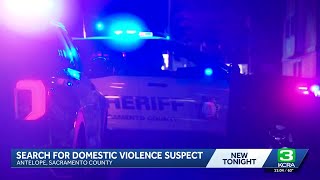 Deputies search for domestic violence suspect in Antelope