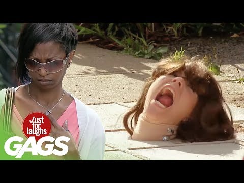 Screaming Severed Head Prank - Just For Laughs Gags