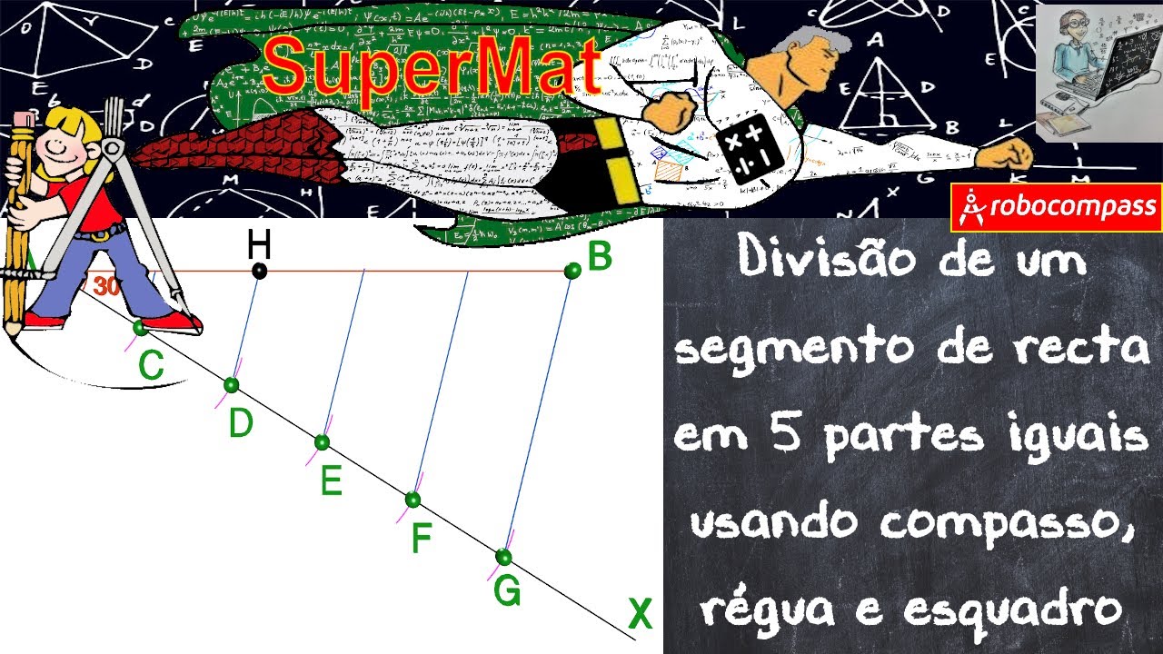 Divisão De Segmentos Em Partes Iguais
