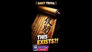 Anime & Manga Trivia Quiz 🧠 #shorts #trivia