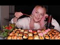 MUKBANG | Запеченные роллы/суши | Baked rolls/sushi не ASMR