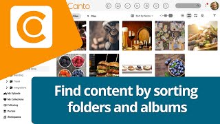 How to Sort Folders & Albums in Canto | Digital Asset Management Tutorial