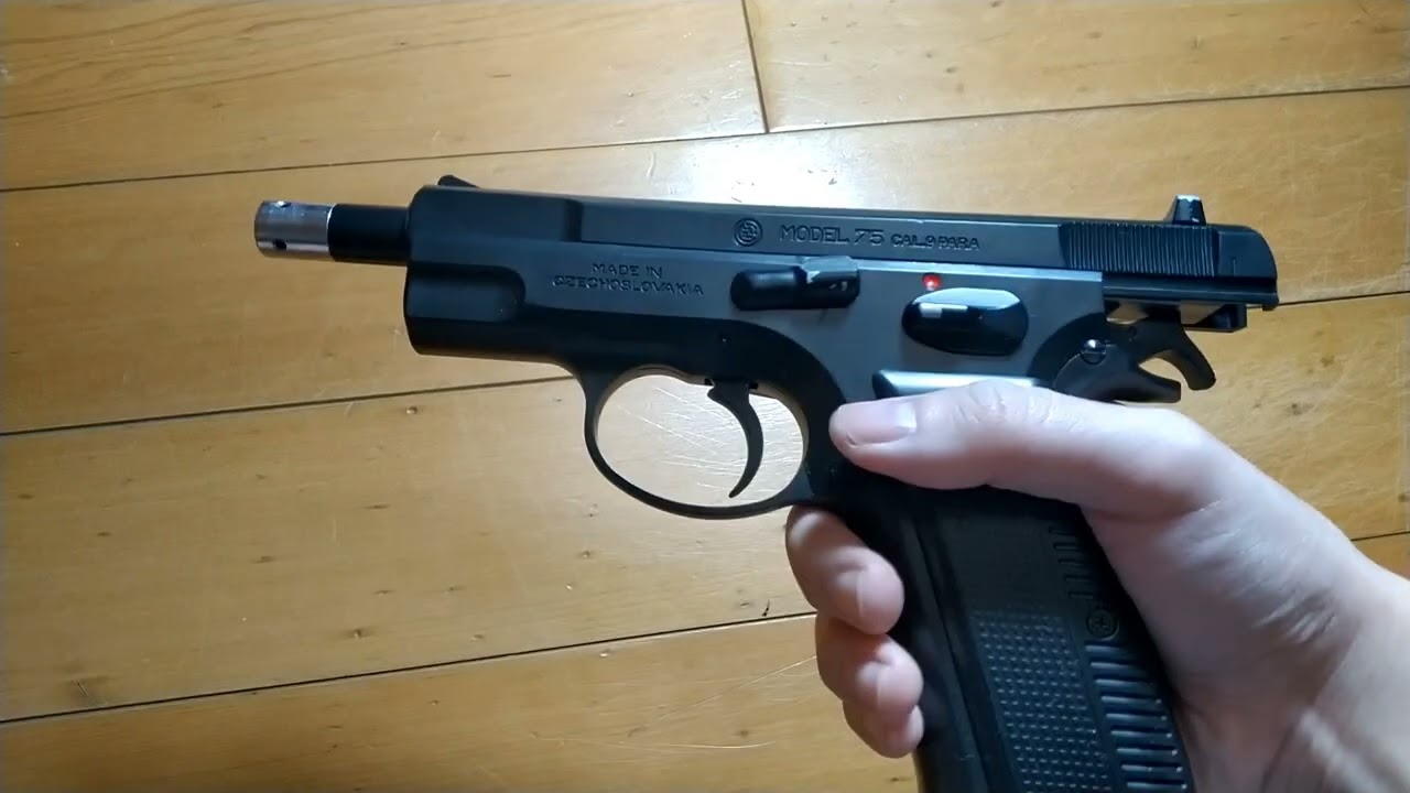 POV shoot CZ75 "shell eject" laser gas blowback