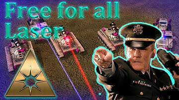 Defcon | 1v1v1v1v1v1 | Laser | C&C Zero Hour