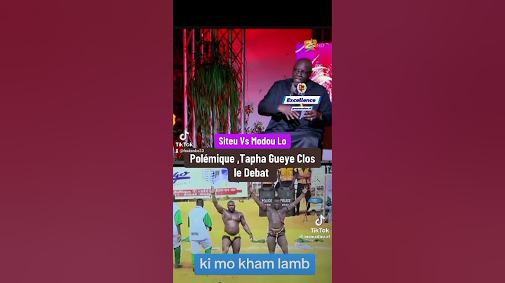 ANALYSE PERTINENTE DE TAPHA GUEYE SUR LE COMBAT MODOU LO VS SITEU