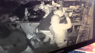 Burglars caught on camera