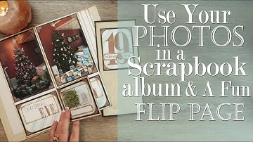 Matting Pages with Photos & A Fun Flip Page ~ Basically Amazing