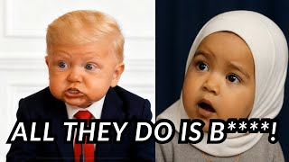 They Come From Hell And Do Nothing But B**** !' Baby Trump Explodes Against Ilhan Omar