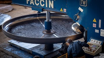 Dished Ends by Himmash JSC / Flanging by Faccin S.p.A. machine