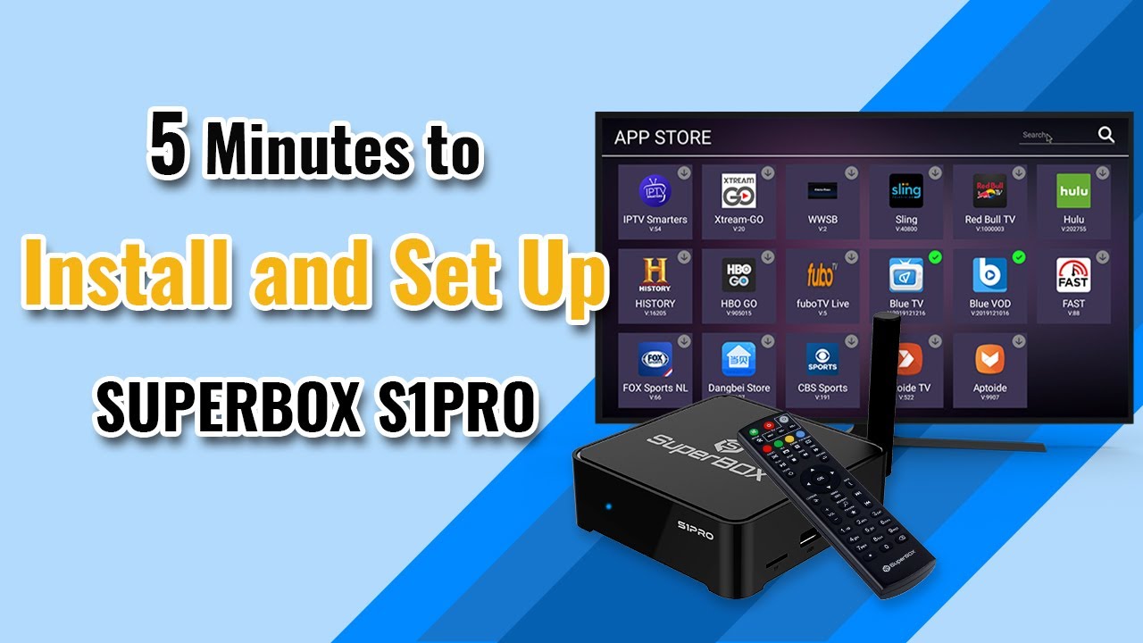 SuperBOX S1PRO Tutorial: How to Connect WiFi & Download APPs & Install