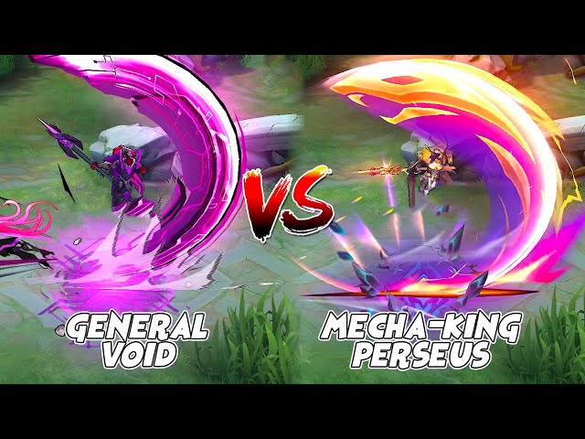 Alpha Mecha-king Perseus VS General Void Skin Comparison class=