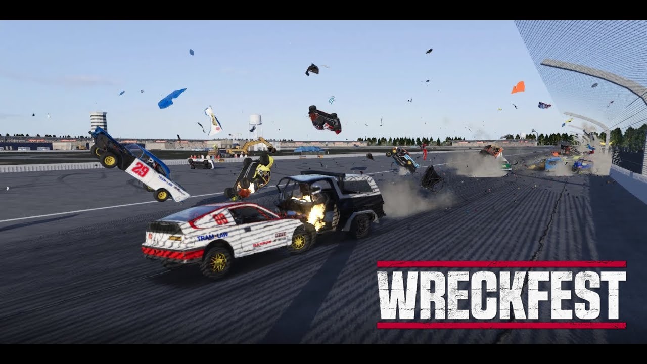Wreckfest Crashes and Chaos Compilation #1 - YouTube