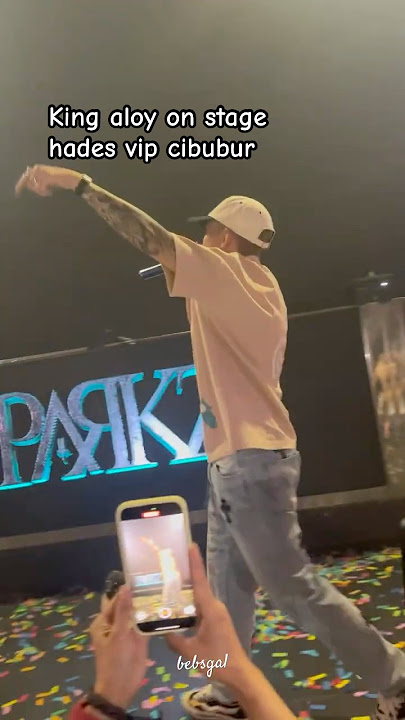 king aloy on stage hades cibubur #mraloy #aloy