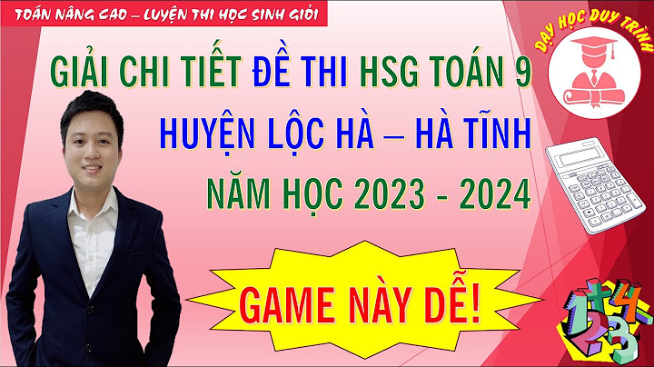 Đề thi học sinh giỏi toán 9 đức thọ 16-17 năm 2024