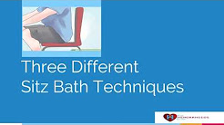 Sitz Bath - Easiest Way to Cure Hemorrhoids