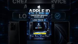 Create Apple ID in 2026 ⚡ Premium Apple ID Service Available | Fast Setup &amp; Support