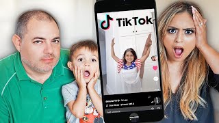 REACTING TO OUR 7 YEAR OLD'S TIKTOKS! *SHOCKING*