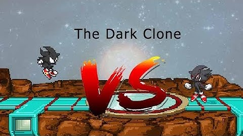 SSF2 Mods: Dark Sonic Vs Fleetway Dark Sonic