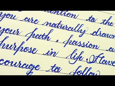 How to improve Handwriting | Cursive Handwriting practice with normal ...