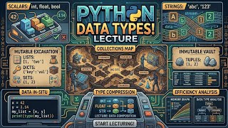 Python data types • Detailed lecture on different data types in python