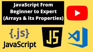 JavaScript From Beginners to Expert | Arrays (push, pop, shift, unshift and splice) | Tutorial - #13