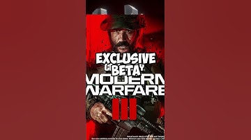 MW3 Beta Starts THIS WEEK! #shorts