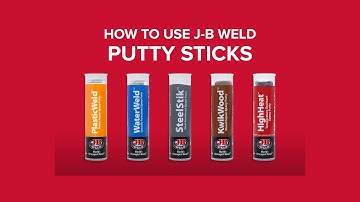 HOW TO USE J-B WELD PUTTY STICKS