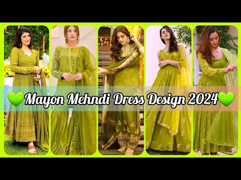 Latest Mahendi Dress