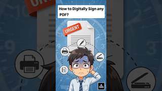 How to Digitally Sign any PDF Document?#digitalsignature #class3dsc#safe #secure #legal #pdfdocument
