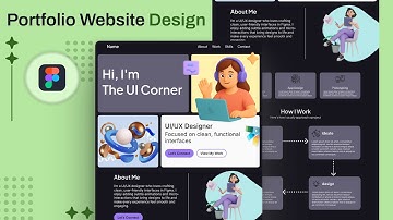 Designing a Minimalist Portfolio Website Landing Page | Figma Tutorial for Beginners