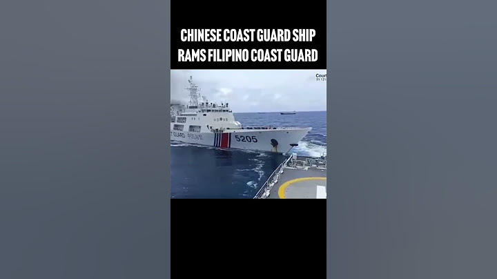 Chinese coast guard ship rams Filipino Coast Guard inside Philippines territorial waters