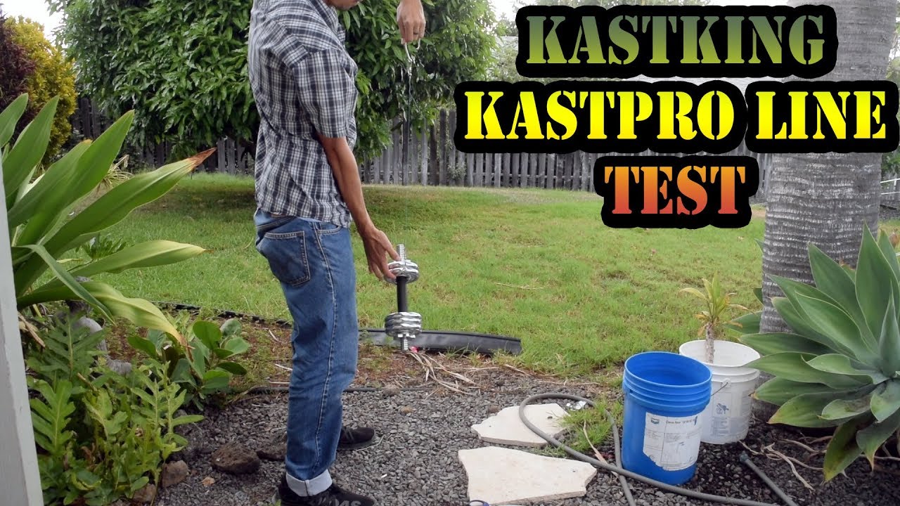 Strength Test & Review - KastKing KastPro braided Fishing Line 