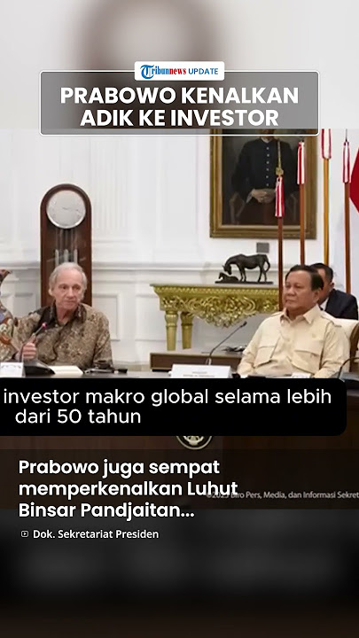 Prabowo Kenalkan Adiknya Hashim Djojohadikusumo ke Miliarder AS Ray Dalio: Bukan Salah Beliau