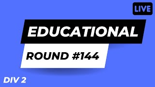 Codeforces Educational Round 144 (Div. 2) | A-C Solutions by Pritish @Senior