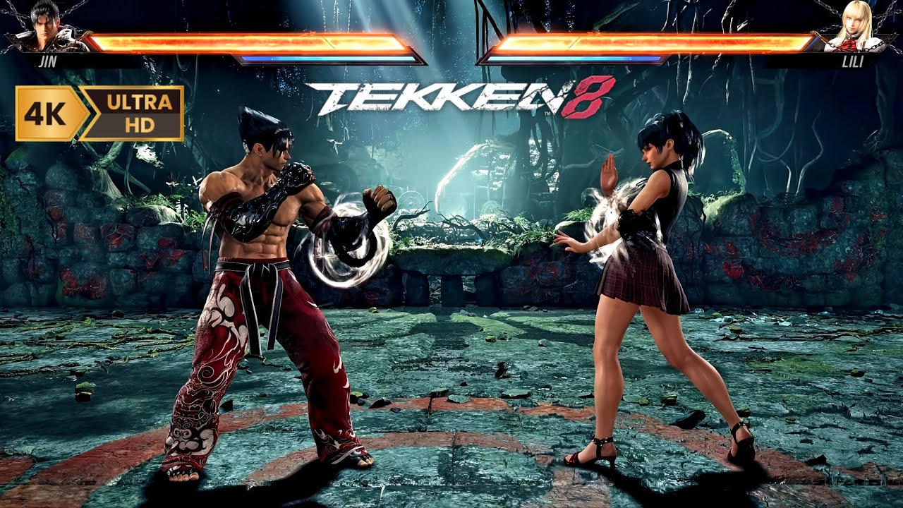 PS5 PRO | JIN vs LILI - TEKKEN 8 | Offline Competition | 4K Maximum Settings 