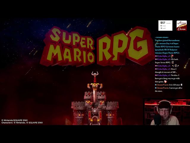 Arv streams Day 4 of Super Mario RPG!