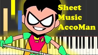 How To Play Teen Titans Theme Song (EASY Piano) Sheet Music
