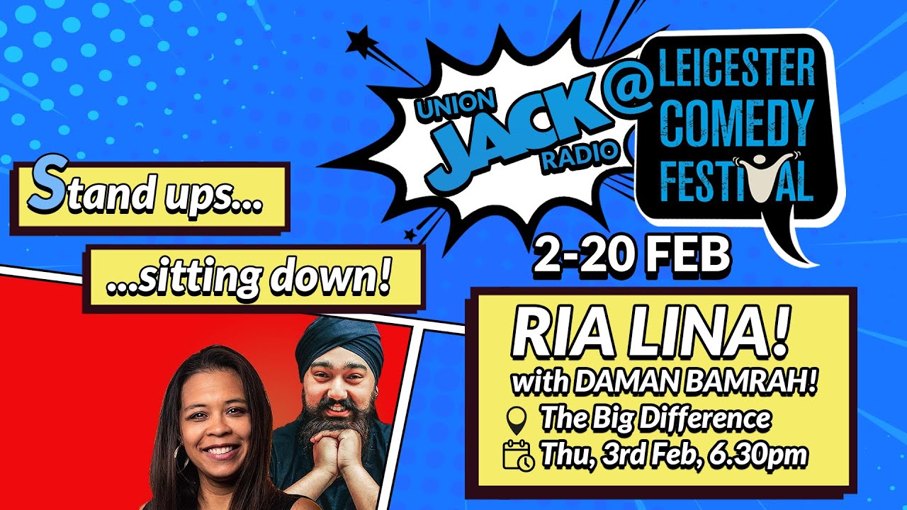 Ria Lina is a stand up... sitting down!