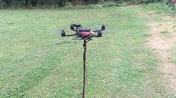 Test flight 4 of supported drone with PID control