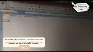 MENGHUBUNGKAN DATA MICROSOFT EXCEL KE TABEL  MICROSOFT WOORD