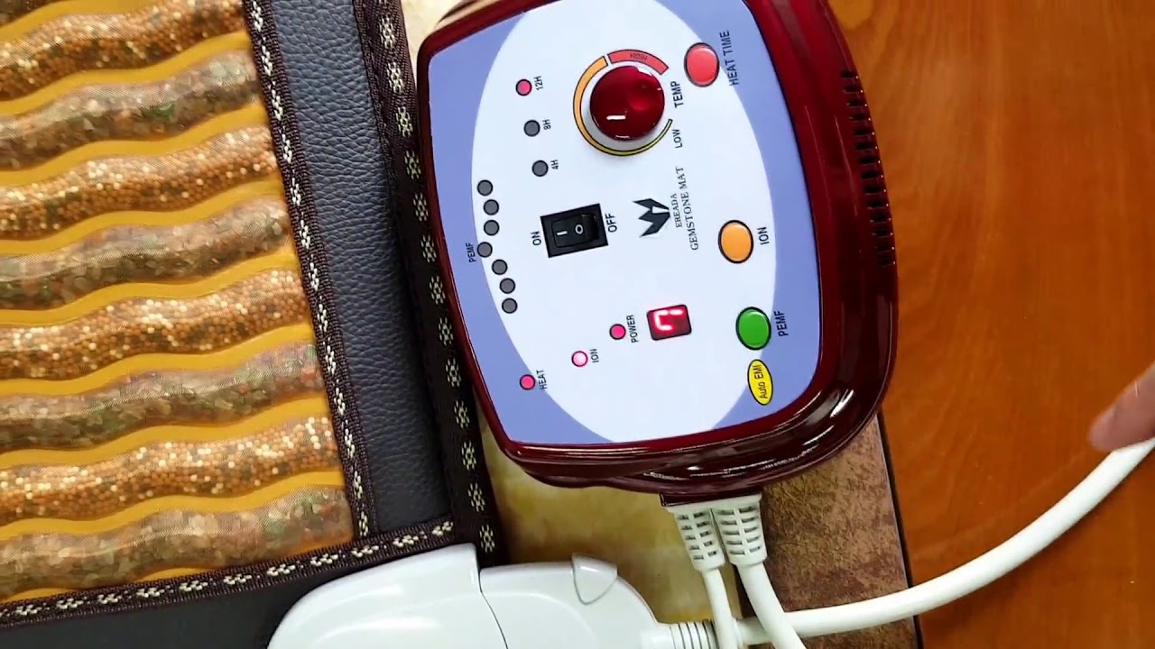 Ereada® FIR Gemstone Compact Pro 24"x59" Mat Negative Ion Test