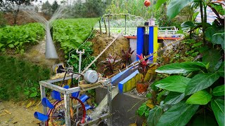 Construction Of Mini Hydroelectric Power And Unique Vegetable Irrigation System