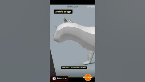 HOW TO MODEL LOWPOLY 3D ANIMALS PART 1 USING PRISMA 3D#ANDROID APP  3D CAT