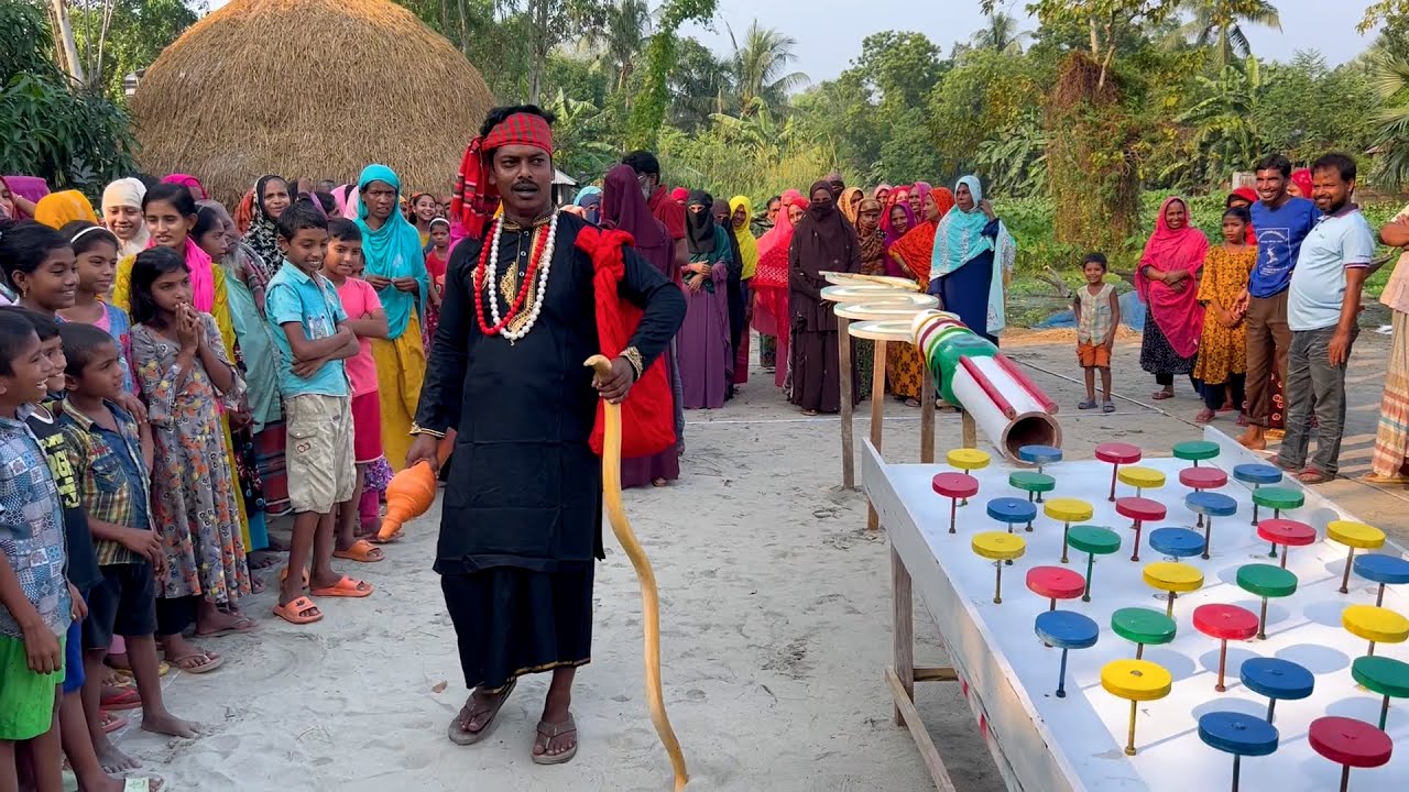 রাসেল সাপুড়ের অসাধারন বিনোদনের আজব খেলা কিভাবে আয়োজন হয়েছিলো দেখুন ?