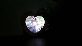 5x7 Heart Led Photo Frame